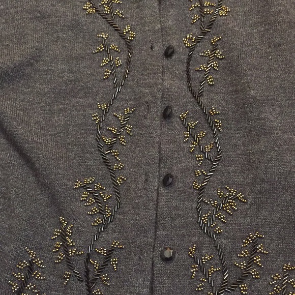 Vintage 90s Beaded Sweater - Picture 2 of 5